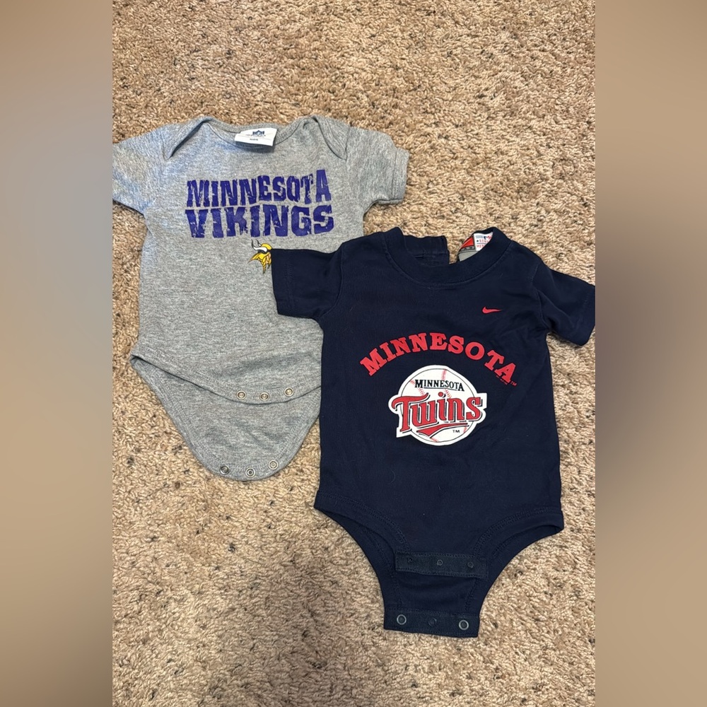 Minnesota Sports Onesies